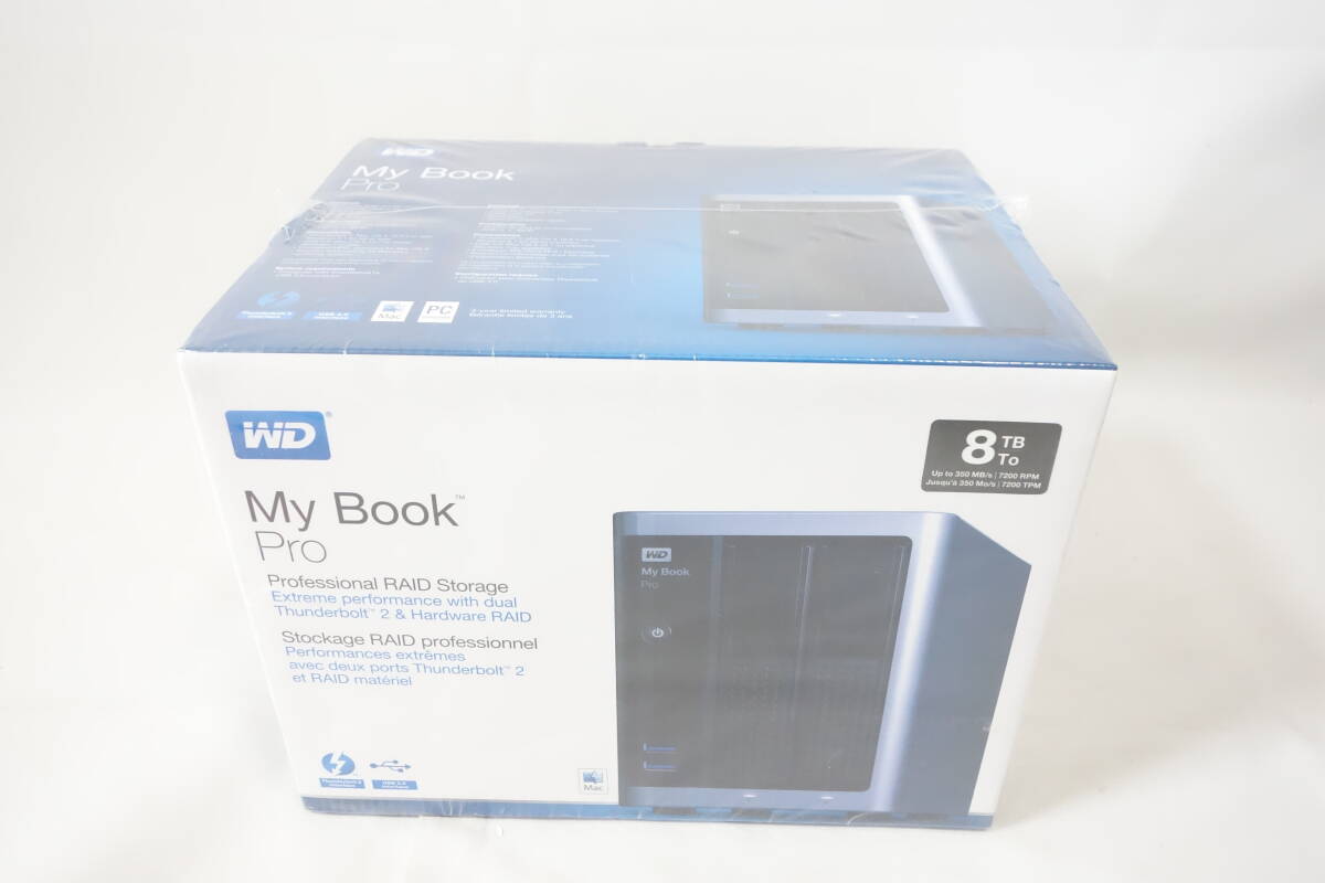 【新品】 WESTERN DIGITAL ウェスタン デジタル WD My Book Pro HDD 外付けハードディスク 8TBWD WDBDTB0080JSL-JESN (国内正規品)