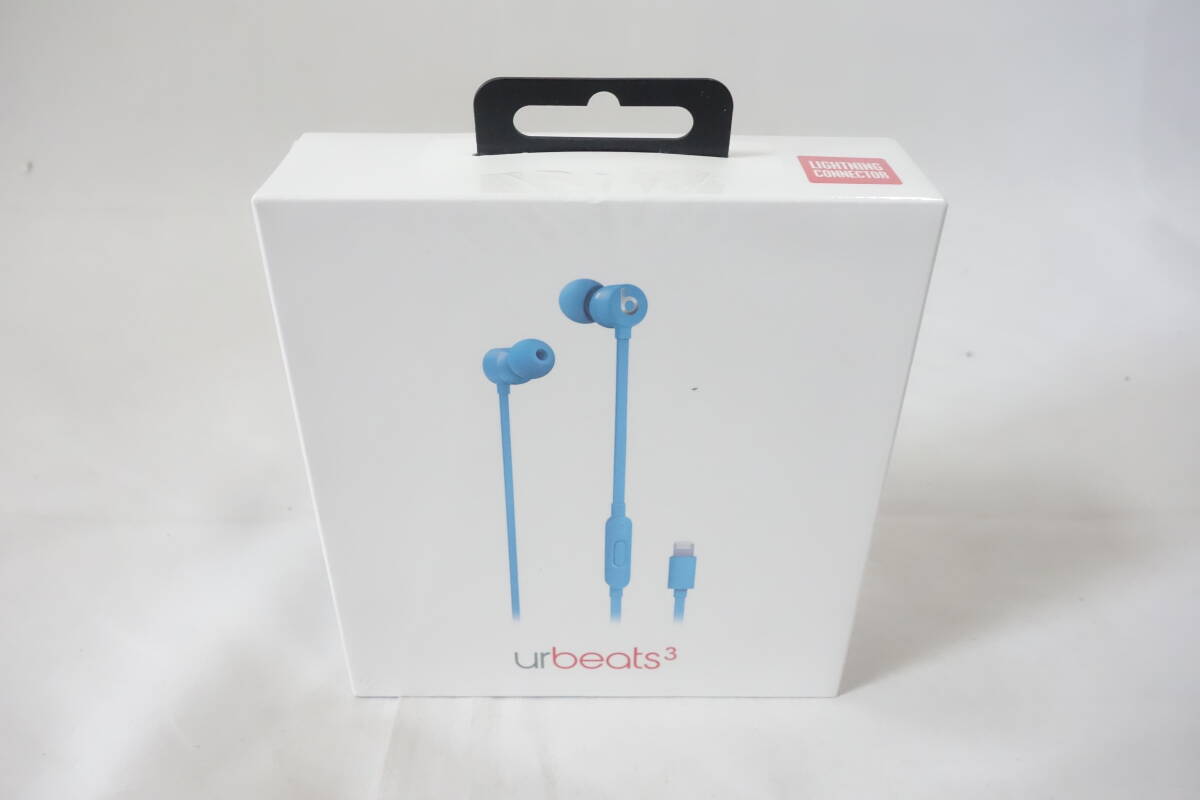 【新品】 ビーツ Beats by Dr. Dre urBeats3 ライトニング イヤホン カナル型 ブルー MUHT2PA/A (国内正規品)