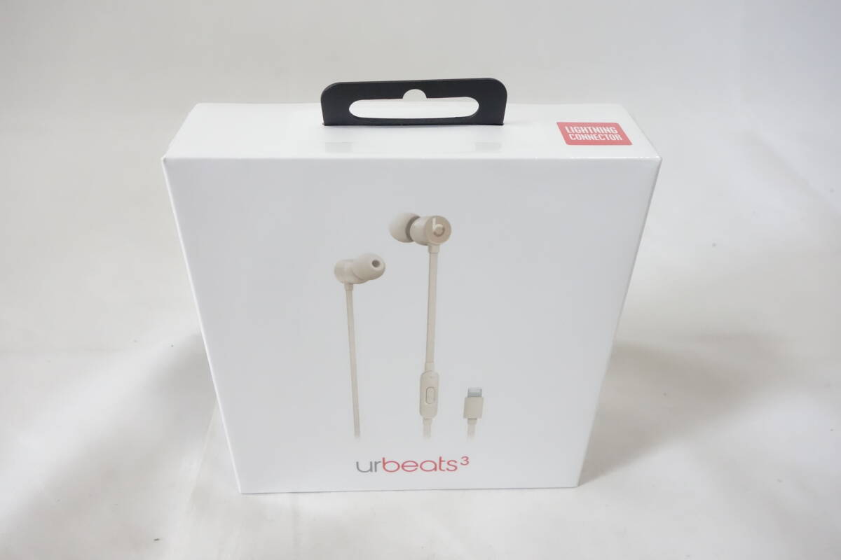 【新品】 ビーツ Beats by Dr. Dre urBeats3 ライトニングイヤホン カナル型 サテンゴールド MUHW2PA/A (国内正規品)