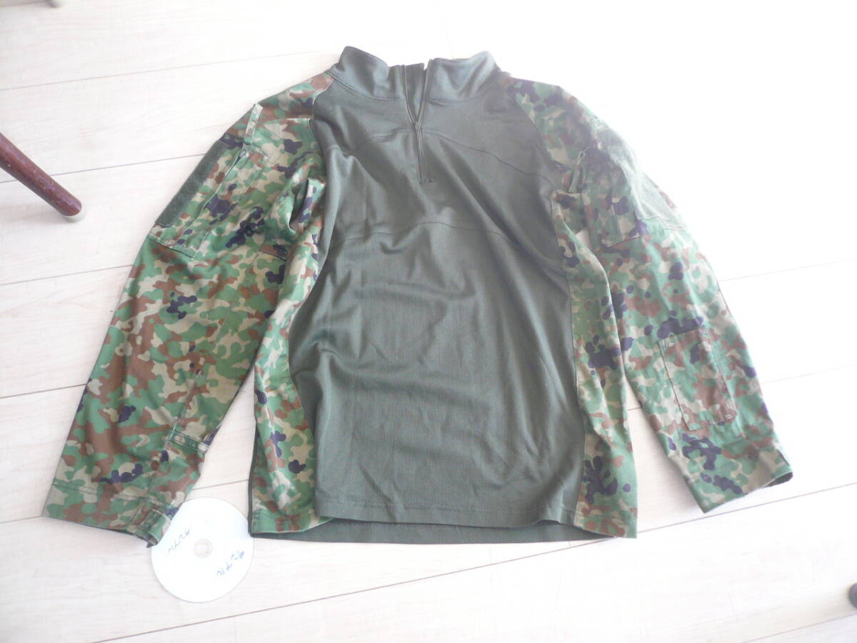 即決有 絶版珍品 陸上自衛隊JSDF　MASSIF　JF?　コンバットシャツ　Ｍサイズ 肘加工 3ポケット　送料600円