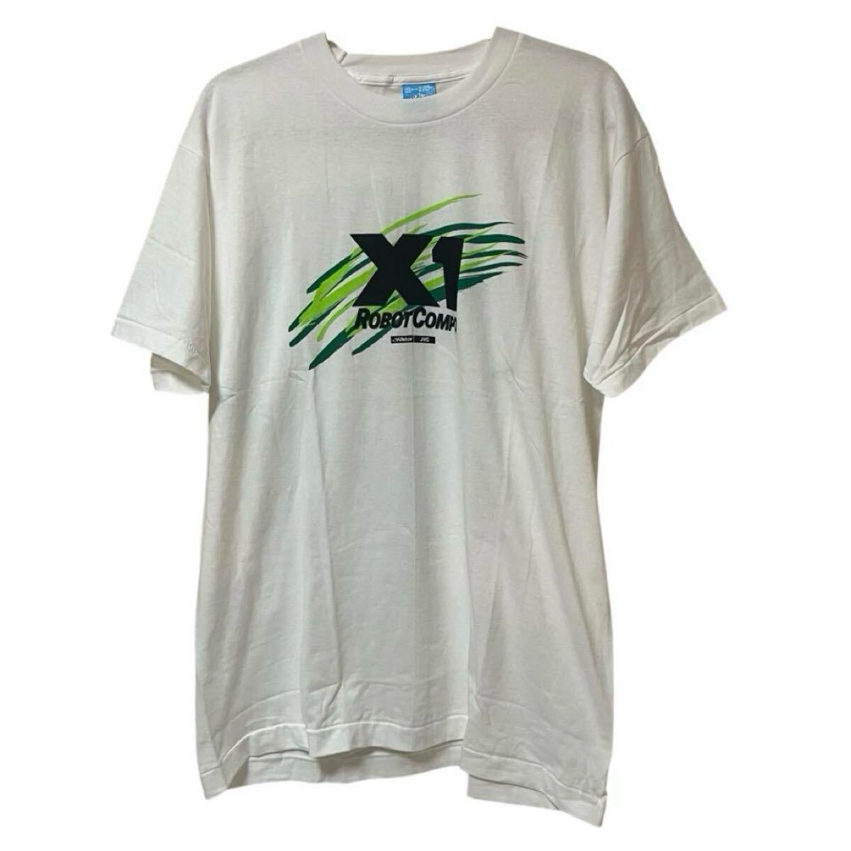 激レア 新品未使用 ビクター ROBOT COMPO X1 Tシャツ サイズL コンポ ビンテージ
