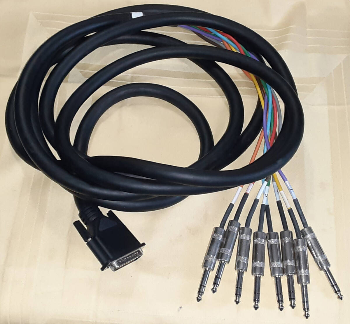 ★HOSA 8 CHANNEL CABLE ケーブル D-SUB 25pin オス － TRS フォーン★4m★