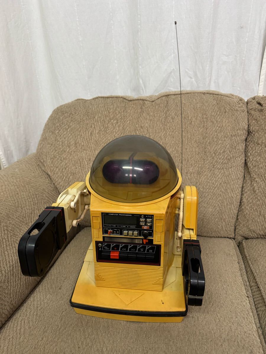 【ジャンク】TOMY オムニボット ロボット カセットテープレコーダー 昭和レトロ 当時物