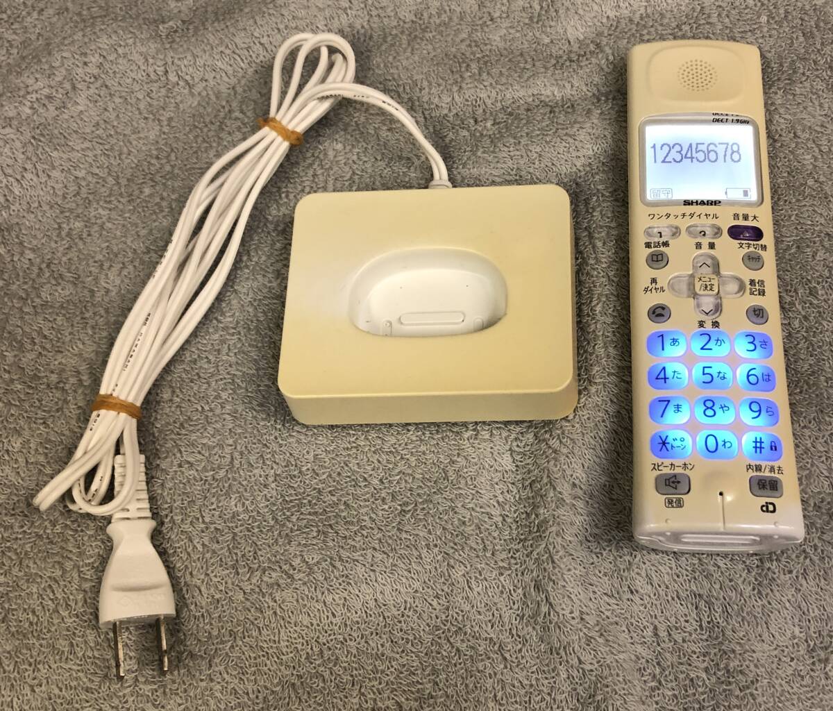 SHARP シャープ 増設用子機 JD-KS210 正常動作品です。