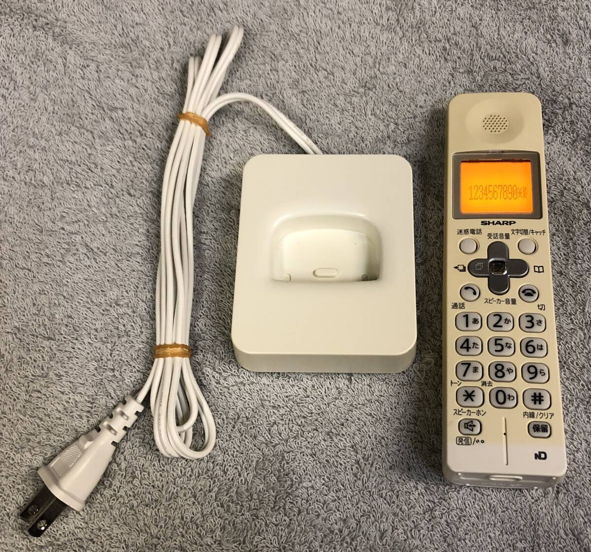 SHARP シャープ 子機 JD-KD70 正常動作品です。