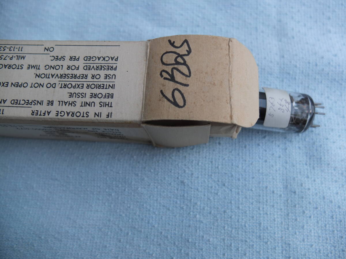 真空管　５７６３（６BQ5の高信頼管）HITACHI製　１本　