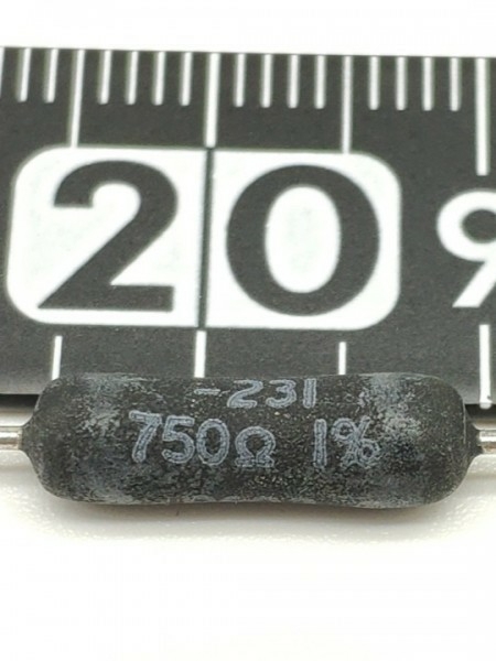 即納送料無料新品 Vishay Dale 無誘導巻線抵抗 RS-2B 750Ω 10本 管理No7H-Z