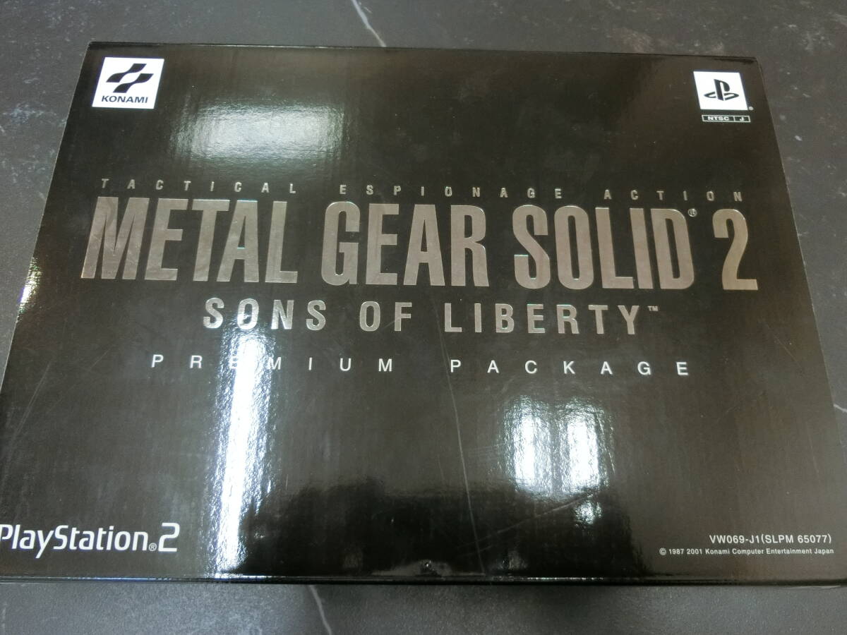 METAL GEAR SOLID2　メタルギアソリッド2　プレミアムパッケージ　限定版　PlayStation2　ソフト欠品