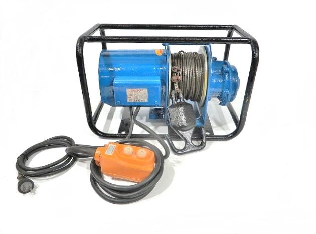 トーヨーコーケン ベビーマイテイ 電動小型ウインチ MA-400M 張力100kg 100V 荷揚げ機 (536)
