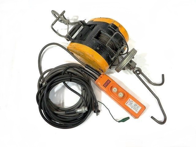 RYOBI リョービ 電動 小型ウインチ WI-61C 揚程30m 100V 50/60Hz 軽量吊り下げ ウイン (533)