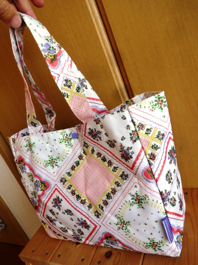 限1&即OK! 肩掛OK&パッチワーク柄◆ マーキュリーデュオ MERCURY DUO フラワー柄トートバッグ&エコバック　　ポーチショルダー