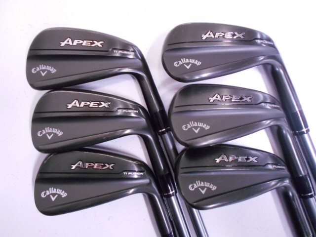 【中古】 キャロウェイ APEX Ti FUSION MC80 For Callaway S 30.5 アイアンセット セット カーボンシャフト おすすめ メンズ 右 [7746]