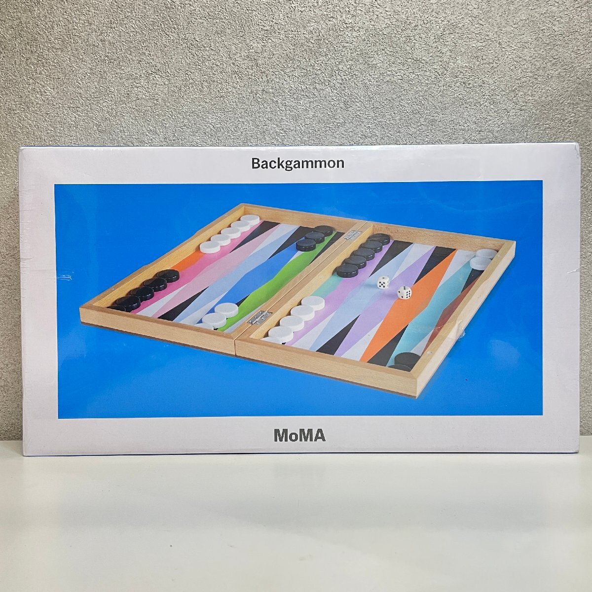 【31】未開封 MoMA バックギャモン カラフル STEM教育 ボードゲーム Panisa Khunprasert MoMA Design Store ニューヨーク近代美術館