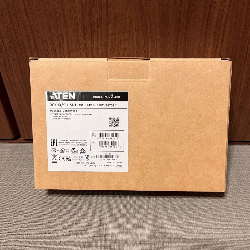 【中古】ATEN 3G-SDI→HDMI/オーディオコンバーター VC480