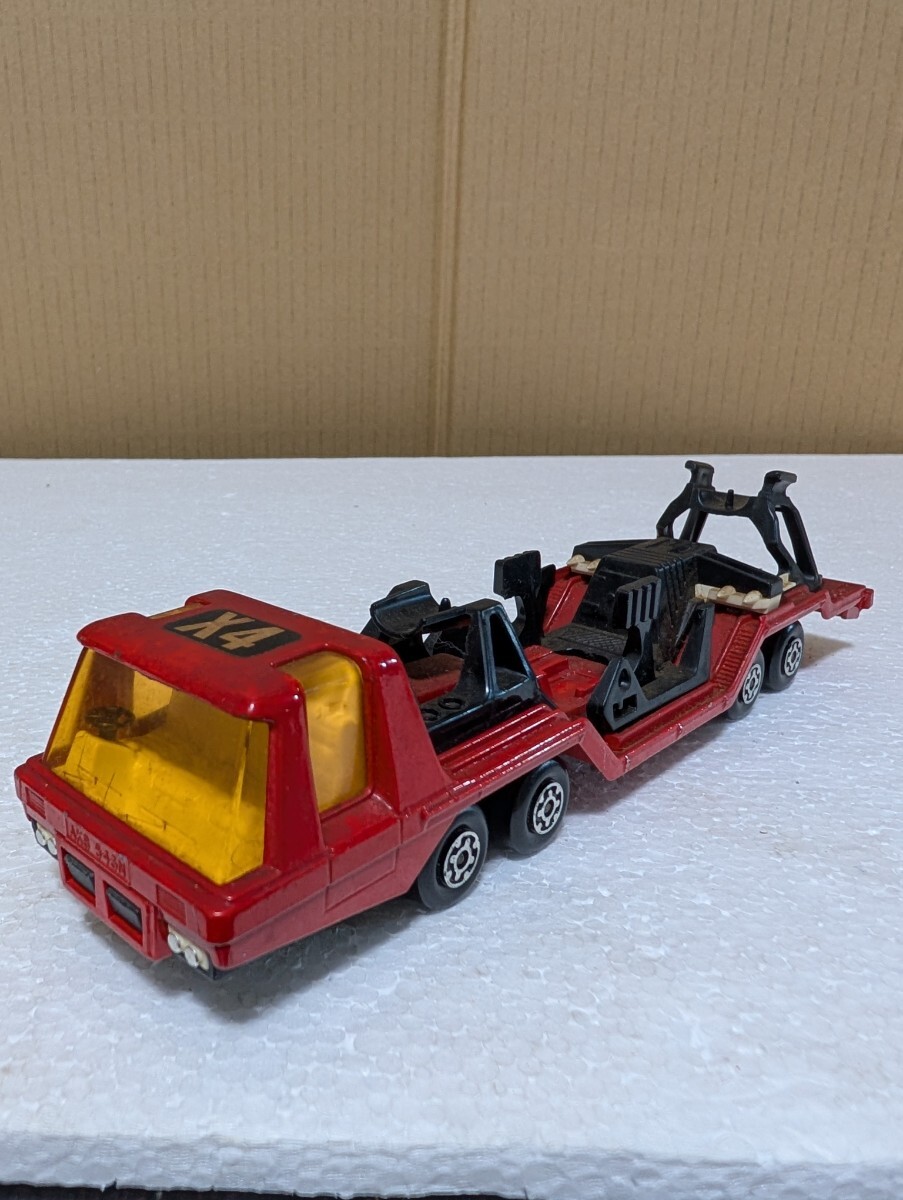 1975年 マッチボックス SUPER KINGS MATCHBOX トランスポーター TRANSPORTER LESNY K-13 K114 MADE IN ENGLAND 戦闘機欠品 積載車