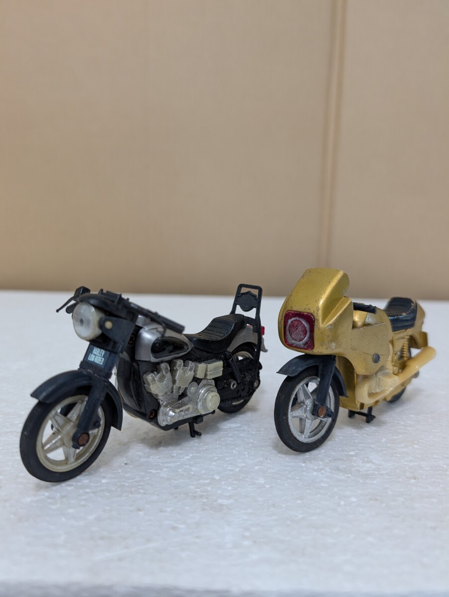 1970年代当時物 レトロ玩具 シンセイ SHINSEI ジェットライダー BMW S1000RS ハーレーローライダー 2台セット 現状品