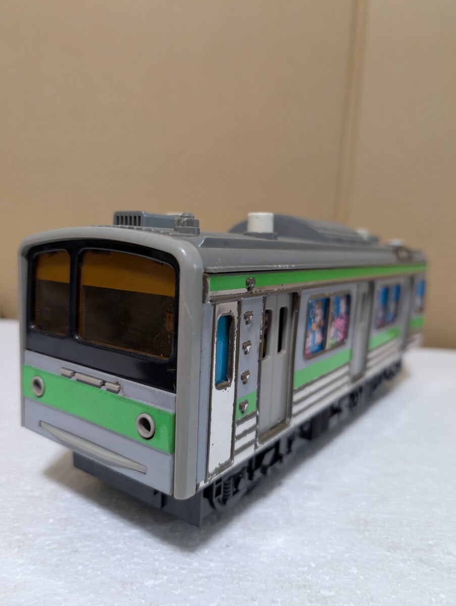 1980年代 昭和当時物 アルプス商事 ALPS おはなし電車 山手線 国鉄 205系 MADE IN JAPAN ジャンク品 動作不良