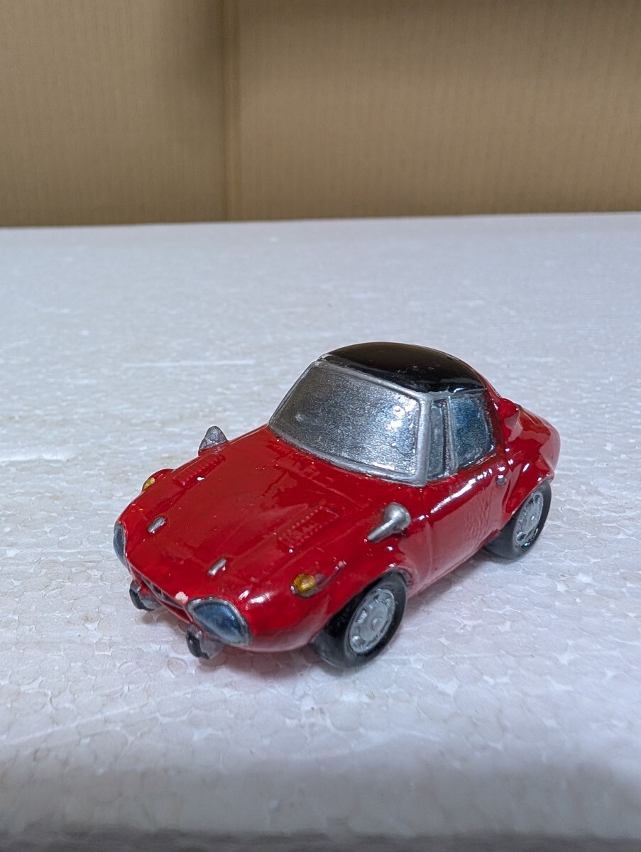 2001年 絶版レジンモデル 完成品塗装済み ネコワークス ディフォルメカー トヨタスポーツ800 TOYOTA SPORT800 NEKOWORKS
