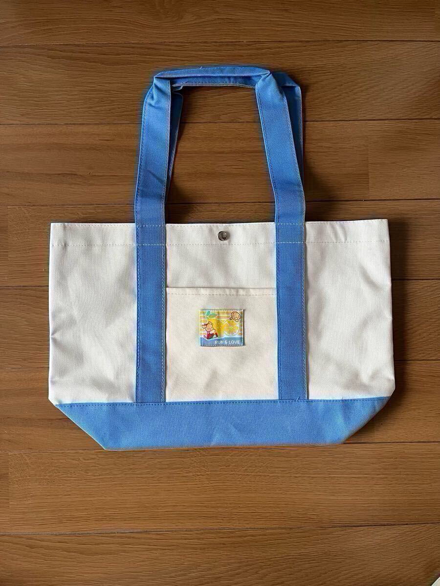 ファミリア　 トートバッグ　池田泉州銀行 RUN&LOVE エコバッグ ノベルティ　非売品