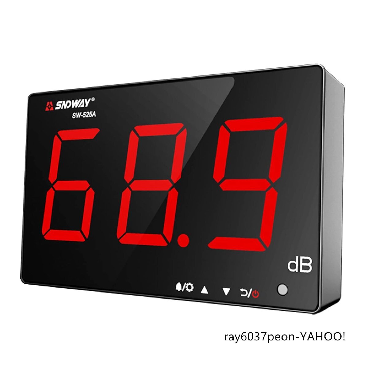 デジタル騒音計 騒音レベルテスター アラーム機能 LCDディスプレイ点滅ライト 測定範囲30~130 dB リアルタイムモニタリング 環境測定器