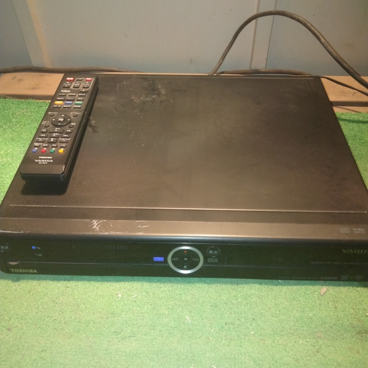 東芝　TOSHIBA　 RD-E303 HDD&DVDレコーダー 2009年製　リモコン付き　動作確認済み　中古品