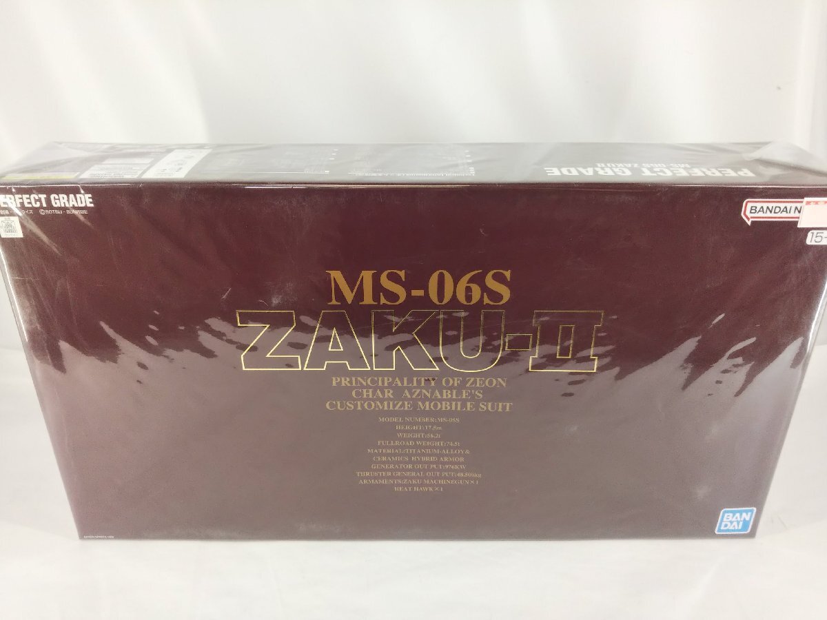 BANDAI バンダイ PG 機動戦士ガンダム MS-06S シャア専用ザク2 1/60 プラモデル