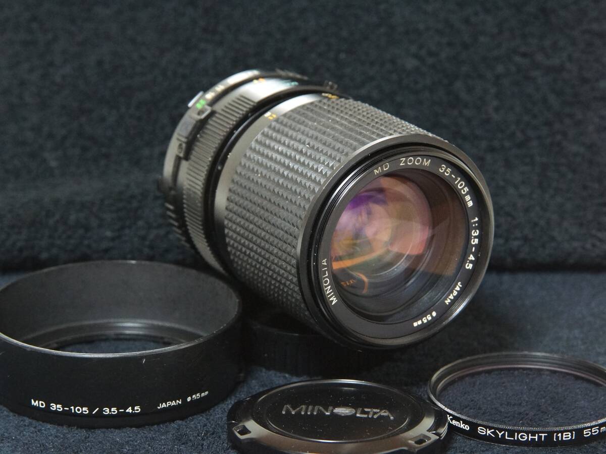 MINOLTA NewMD 35-105ｍｍF3.5-4.5標準ズームレンズ【Operation Confirmed・動作確認済】