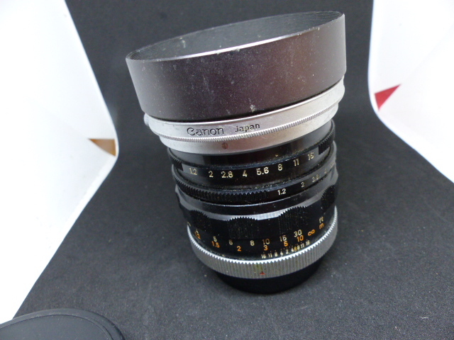 希少大口径 SUPER-CANOMATIC R 58㎜ F1.2 メタルフード付