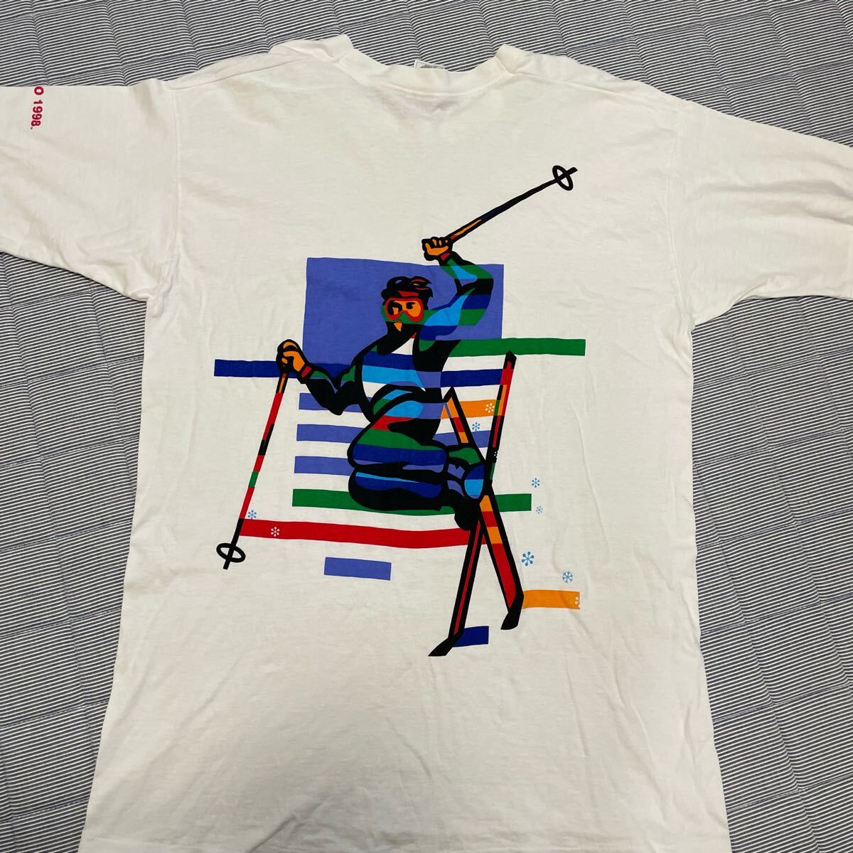 90s IBM 長野オリンピック　tシャツ Lサイズ　企業　コラボ