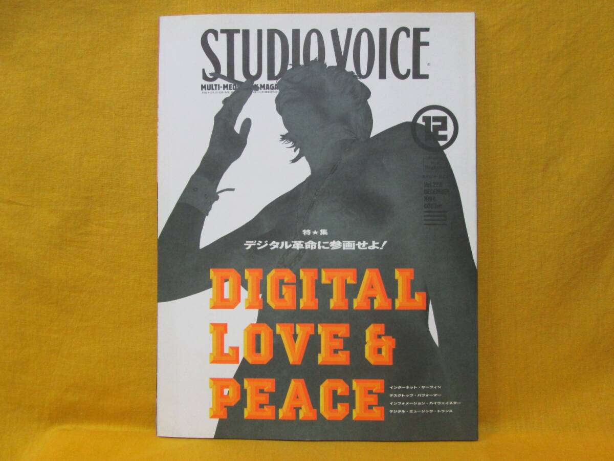 STUDIO VOICE スタジオ・ボイス vol.228 1994.12 multi-media mix magazine INFASパプリケーションズ Digital love & Peace デジタル革命に