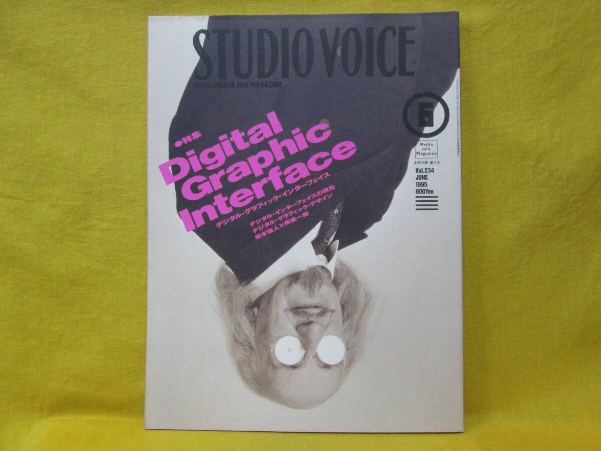 STUDIO VOICE スタジオ・ボイス vol.234 1995.6 multi-media mix magazine INFASパプリケーションズ digital graphic interface