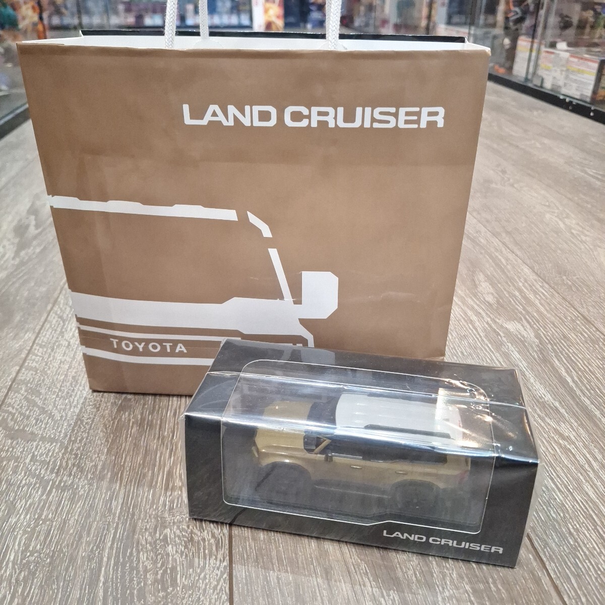 【未開封】2024年トヨタ自動車 株主総会記念品 TOYOTA LAND CRUISER トヨタランドクルーザー250 ミニカー 非売品 丸目ランクル 紙袋付 2N-7