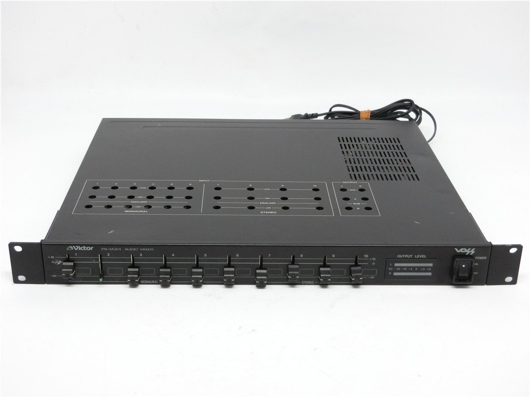Victor ビクター AUDIO MIXER オーディオミキサー PS-M301 通電確認のみ 　　ジャンク品