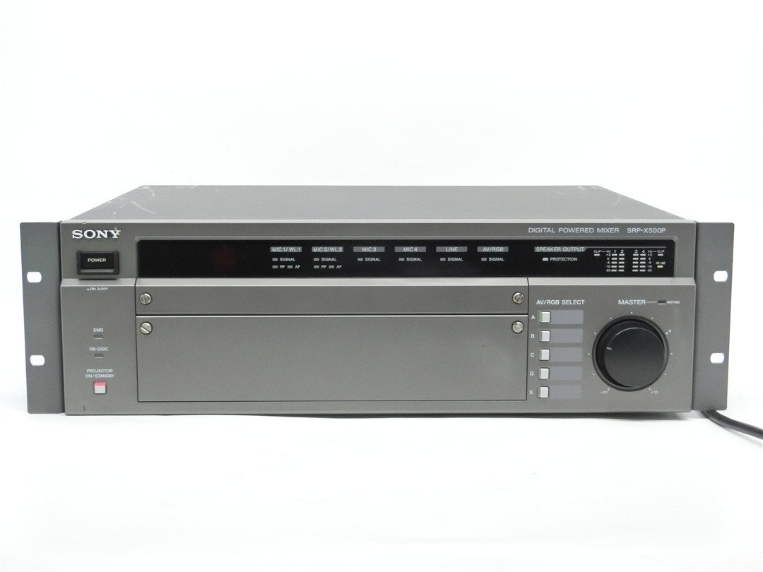 中古品　SONY　デジタルパワードミキサー SRP-X500P　　通電確認済み　　ジャンク品　送料無料