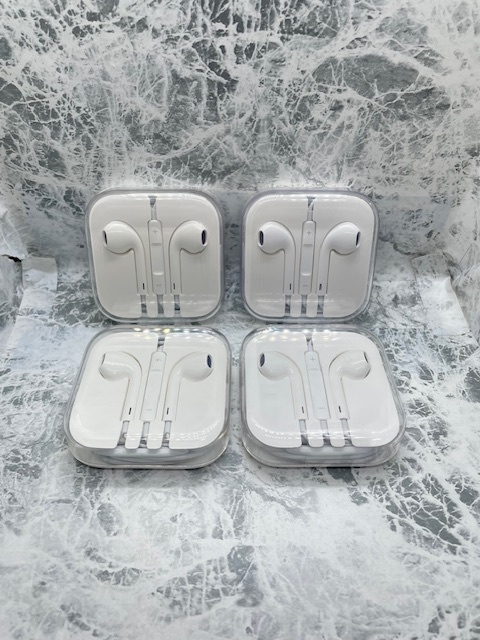 5282//【未使用品】 Apple イヤホンジャック イヤホン 純正 正規品 4個セット