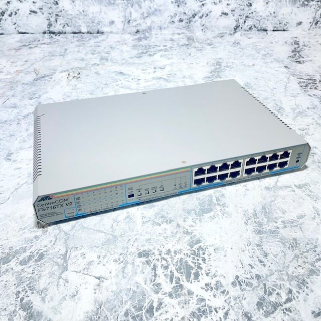 5170//Allied Telesis FS716TX V2 ファーストイーサネット・スイッチ 通電確認済み