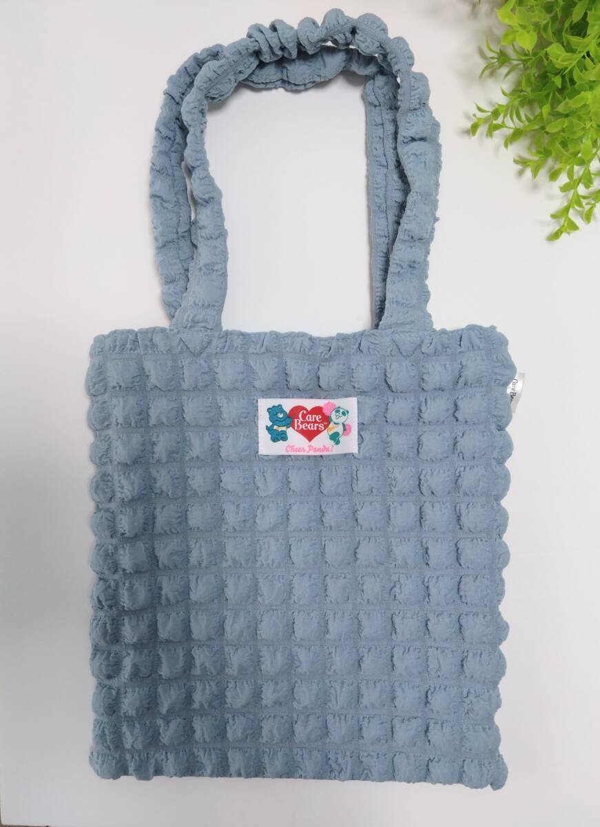 ★イオン ケアベア コラボ チアパンダ ポップコーンバッグ バック ブルー★