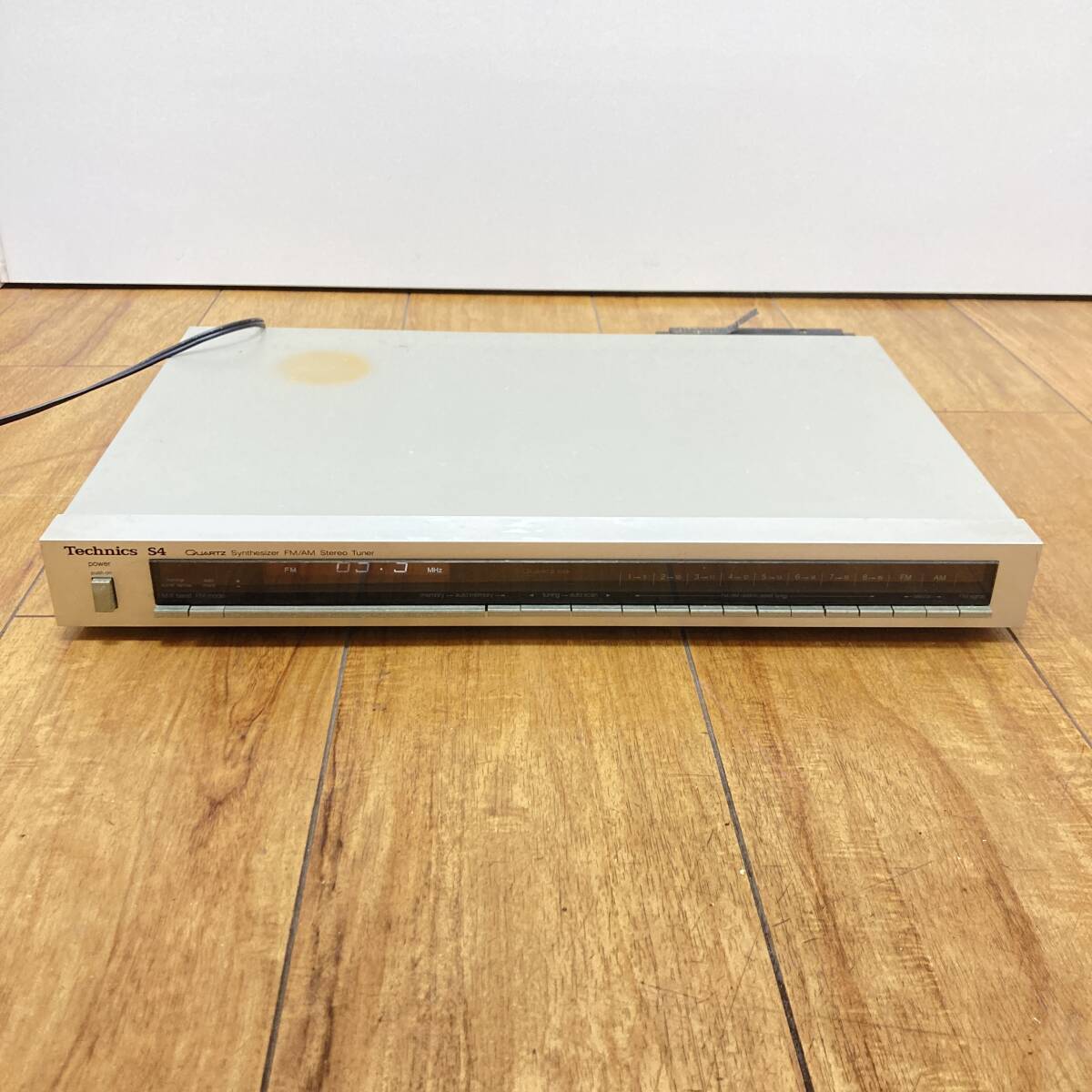 Technics S4 テクニクス FM/AM チューナー★現状品・通電のみ確認 オーディオ機器 音楽機器