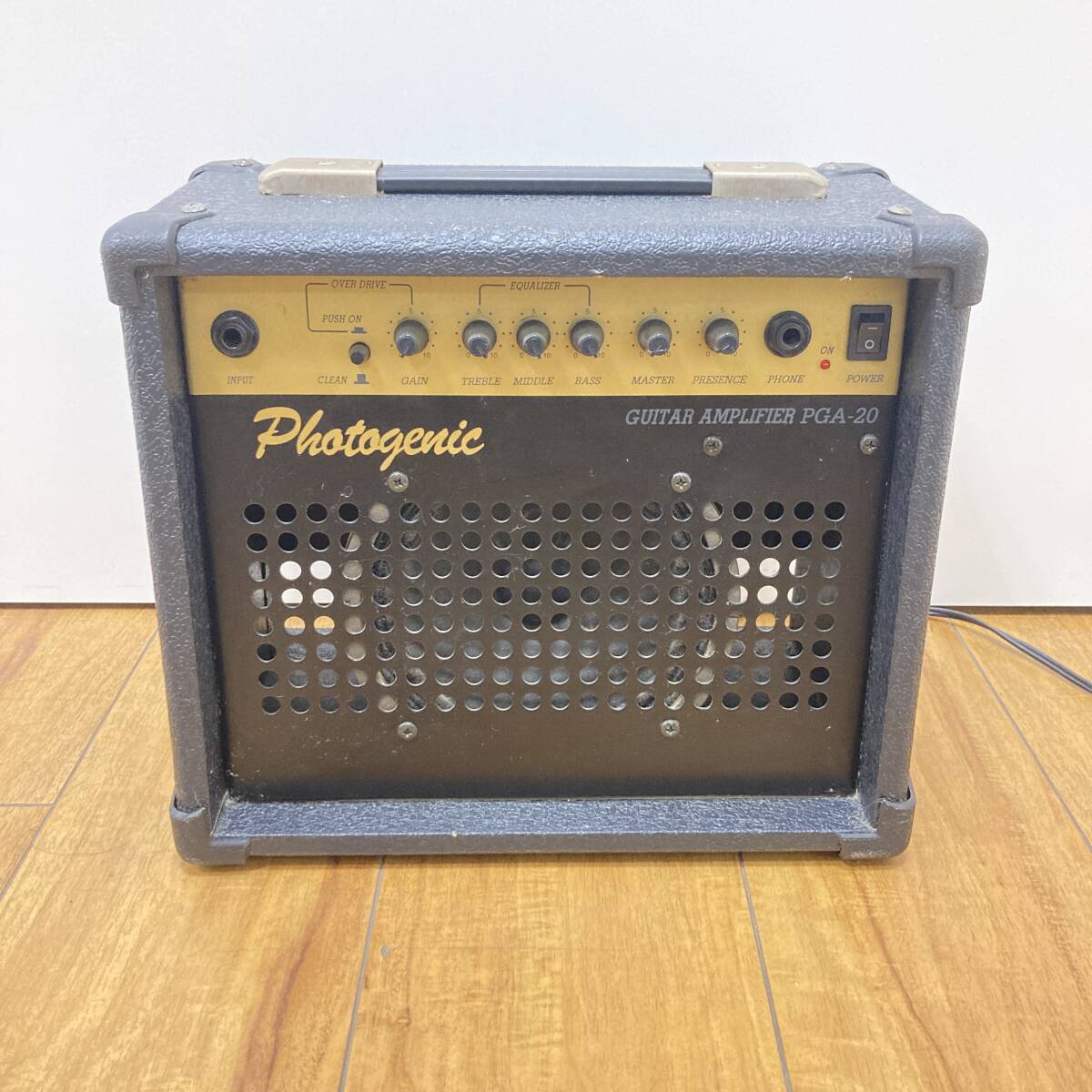 Photogenic フォトジェニック GUITAR AMPLIFIER PGA-20【通電のみ確認・ジャンク品】ギター アンプ オーディオ機器