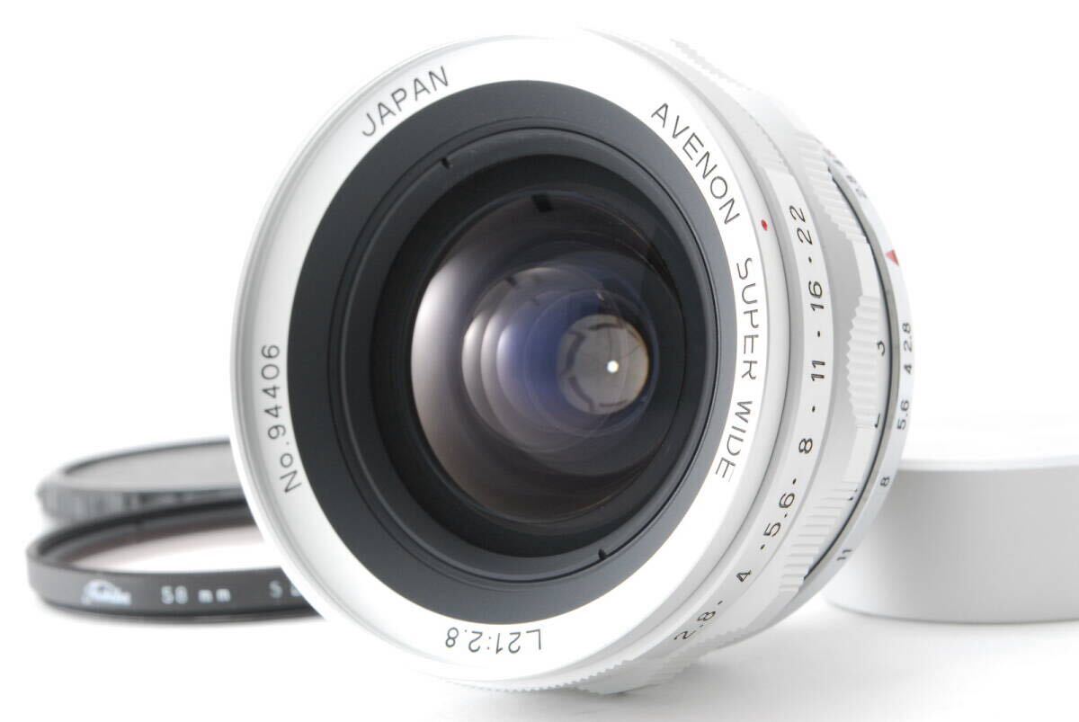 【美品 保障付 動作確認済】Avenon アベノン 21mm f/2.8 Super Wide Angle MF Lens 広角レンズ for LTM L39 Mount #Q9577