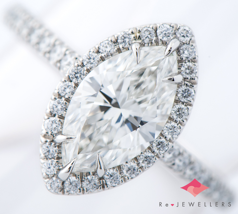ティファニー マーキスシェイプ ダイヤモンド1.26ct ダイヤモンド プラチナ950 11.5号 リング・指輪【中古】