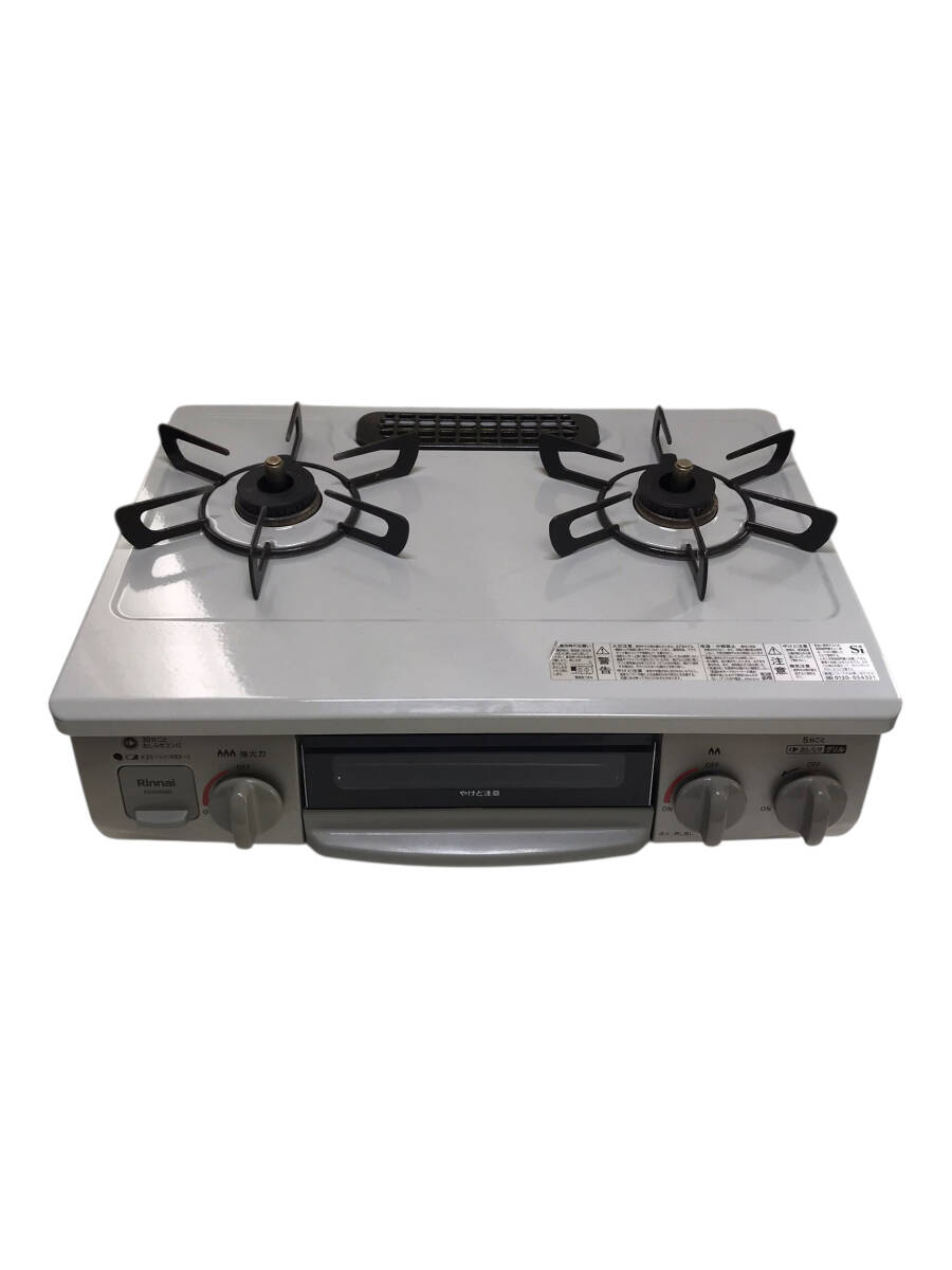 Rinnai/リンナイ/ガスコンロ/ガステーブル/LPガス用/2口/左強火/Siセンサー/キッチン/2023年製/KG35NGRL