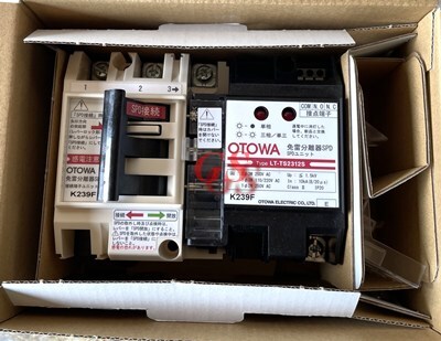 OTOWA 免雷分離器SPD LT-TS2312S+接続端子ユニットK239F　単品　未使用