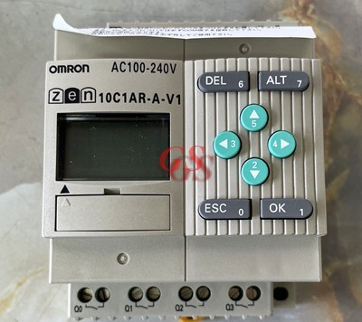 OMRON ZEN-KIT01-V3プログラムリレーCPUユニット（ZEN-10C1AR-A-V1+ZEN-C1F01)未使用