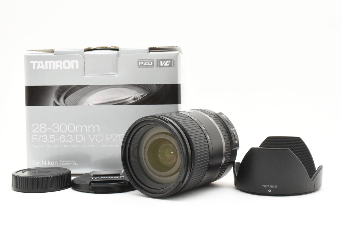 ★元箱あり 動作品★ TAMRON タムロン 28-300mm F3.5-6.3 Di VC PZD ニコン Nikon フード FRキャップ付