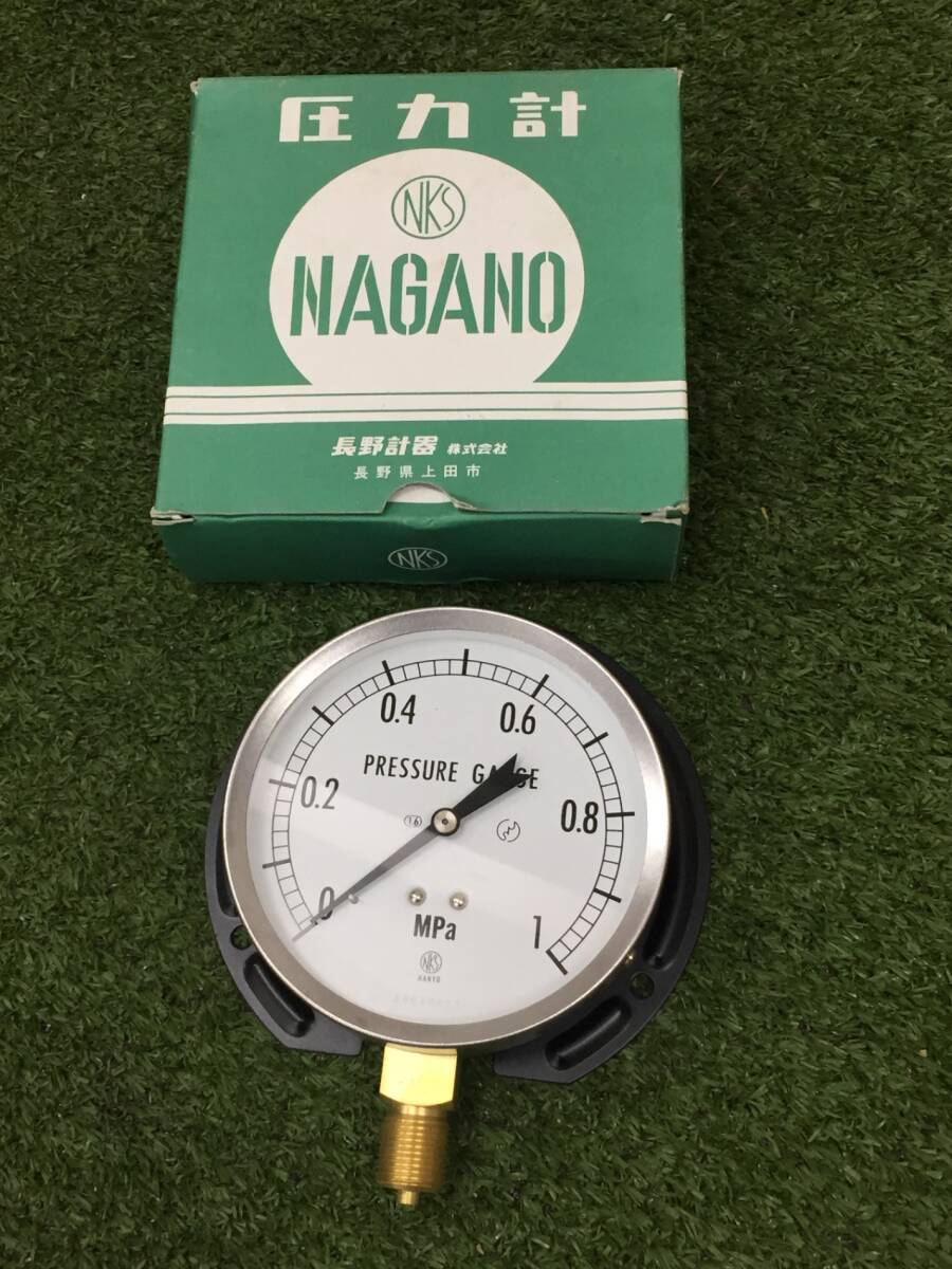 【中古品】長野計器　NKS　圧力計　BT3/8 100×1MPa /ITH3SW7A389W拍卖