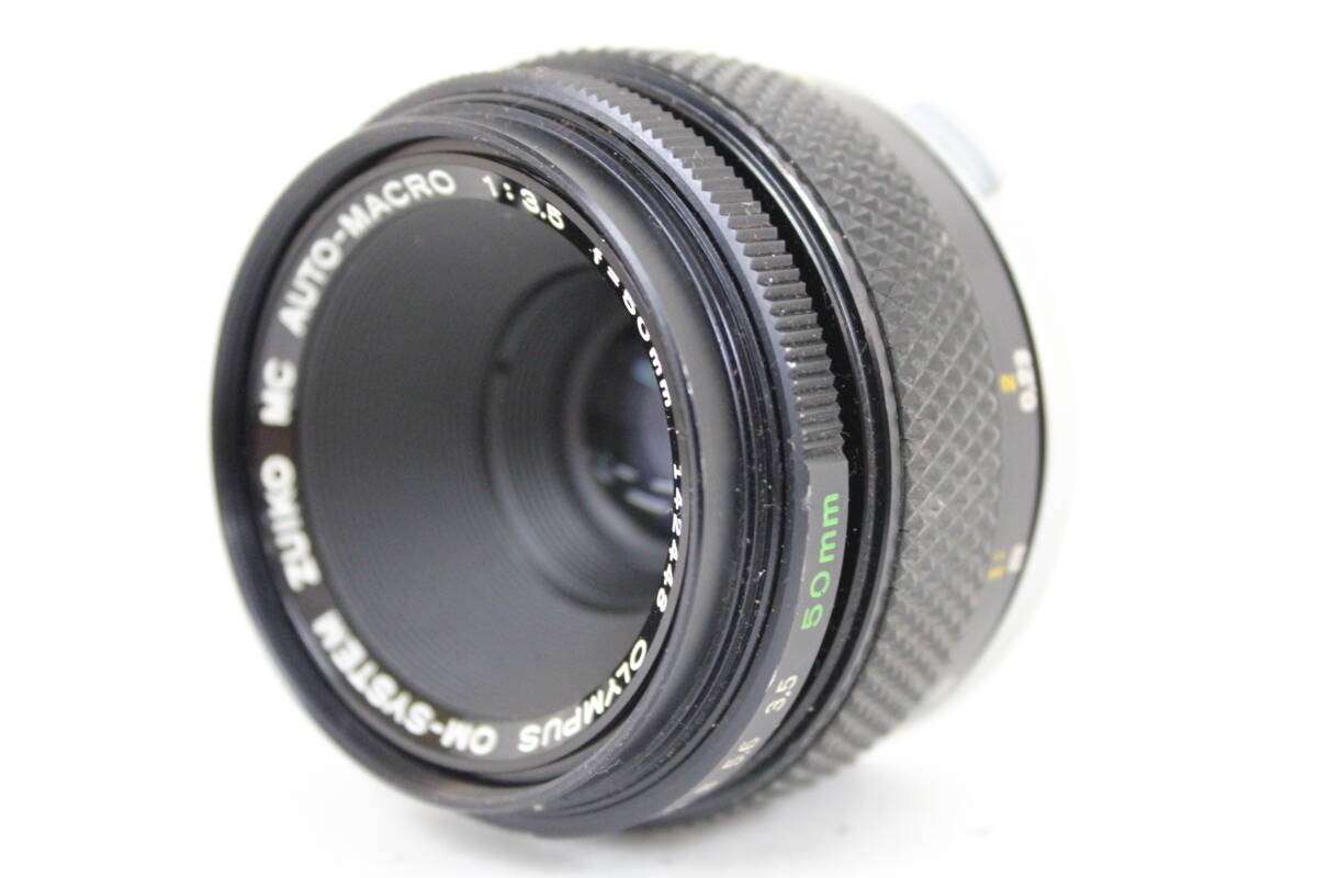 【訳あり品】 オリンパス Olympus OM-SYSTEM ZUIKO MC AUTO-MACRO 50mm F3.5 レンズ M6481