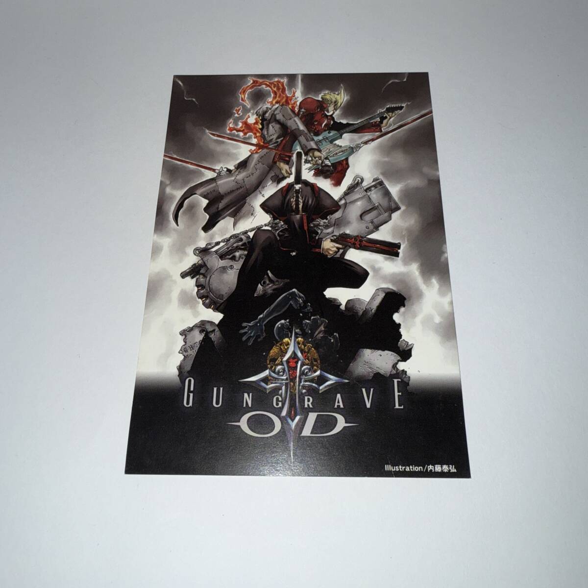 PS2 GUNGRAVE O.D. プロモポストカード　内藤泰弘　ガングレイヴ　Yasuhiro Nightow Naito Promo Postcard 