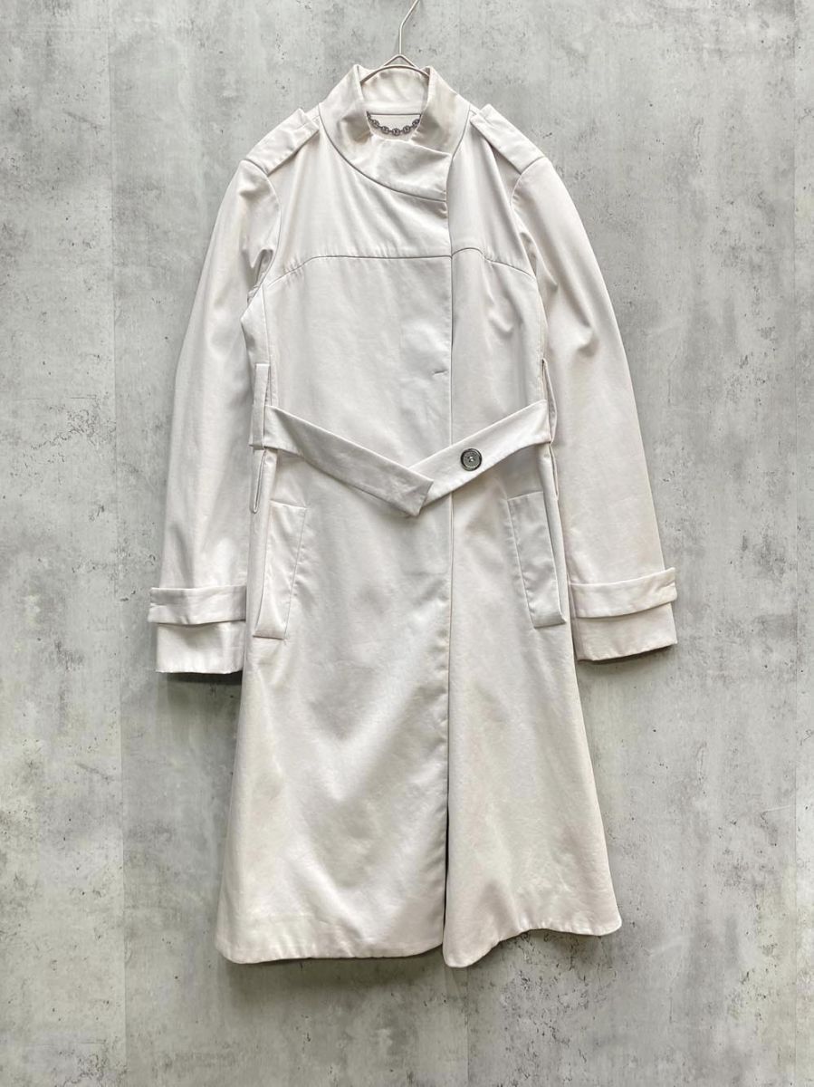 CELINE セリーヌ トレンチ コート size36/オフホワイト ■◇◎