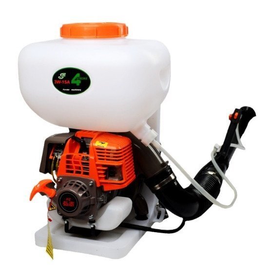 エンジン式噴霧器 背負式 4ストローク 散布機 タンク容量約15L ノズル 動噴 噴霧機 農薬散布 害虫駆除 雑草対策 菜園 消毒 肥料 園芸 薬剤